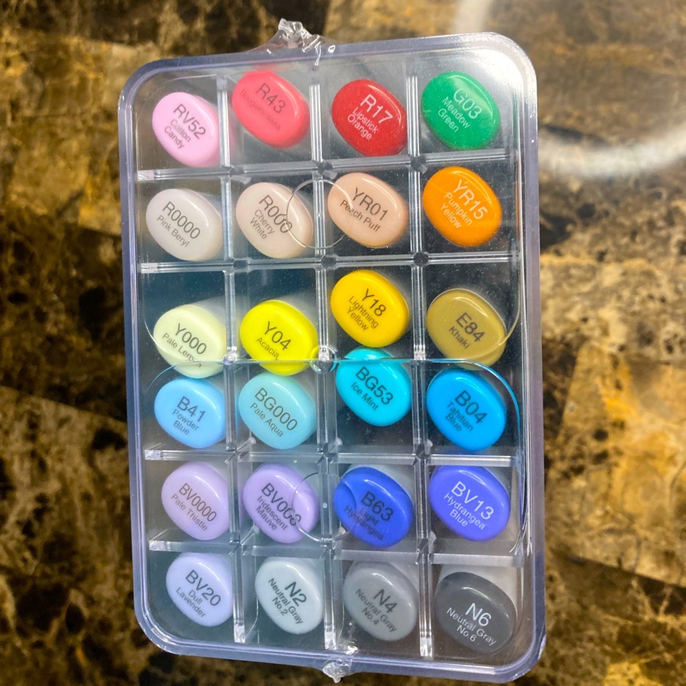 Copic Markers SB24 24-Piece Sketch Set